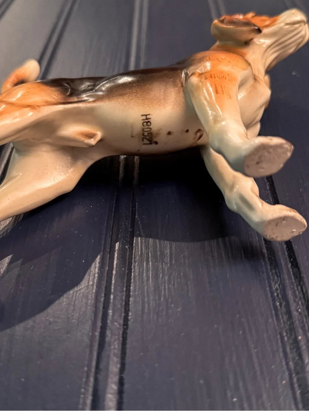 Vintage Lefton Beagle Figurine — Hand-Painted H80521